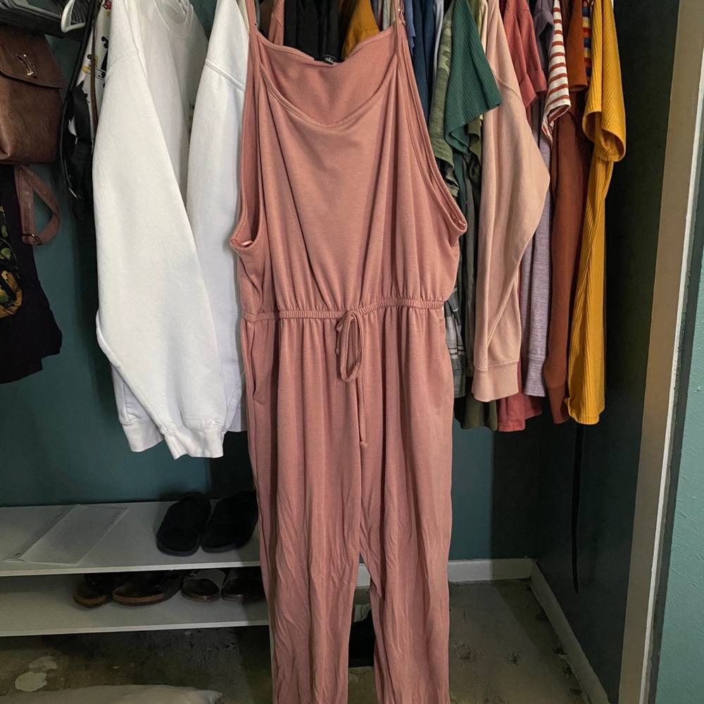 Pink jumpsuit
